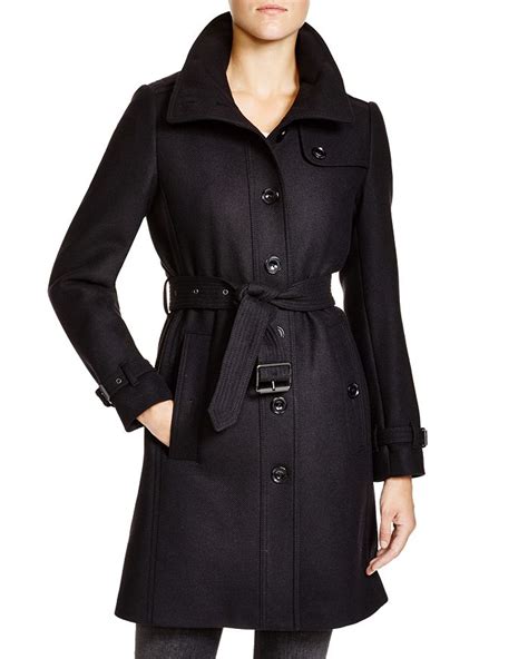 Burberry Rushfield Wool Blend Coat 